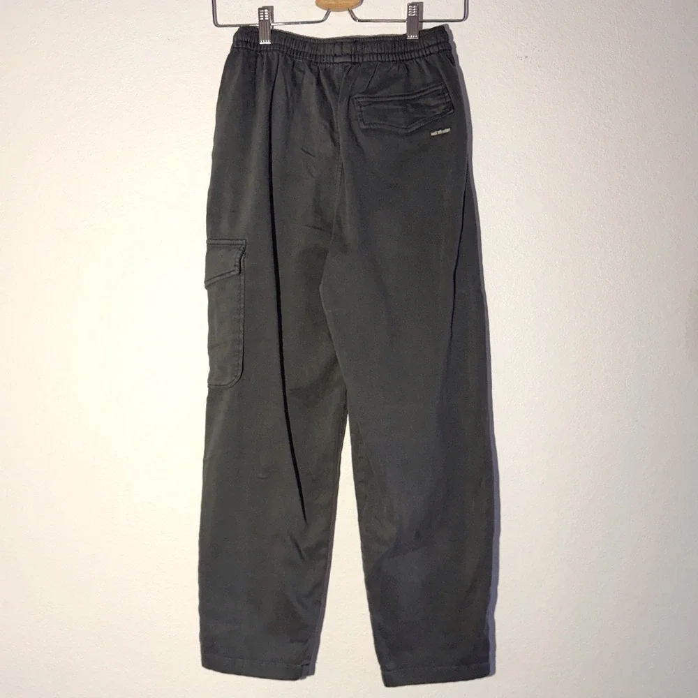 Zara Kids Boys Dark Gray Best Adventure Cargo Pants Elastic Waist Size 11-12 NWT